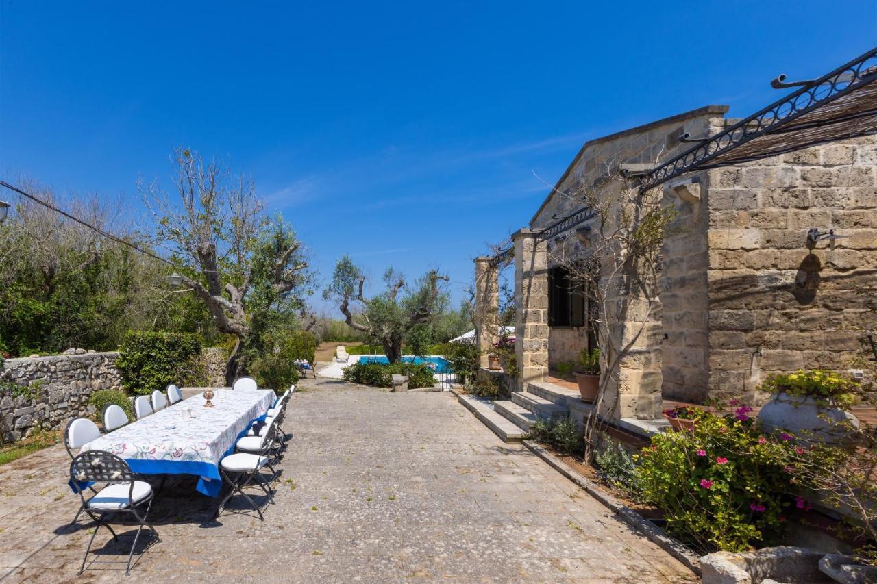 Casa Ulmi Con Piscina Bed and Breakfast Uggiano La Chiesa Exteriör bild